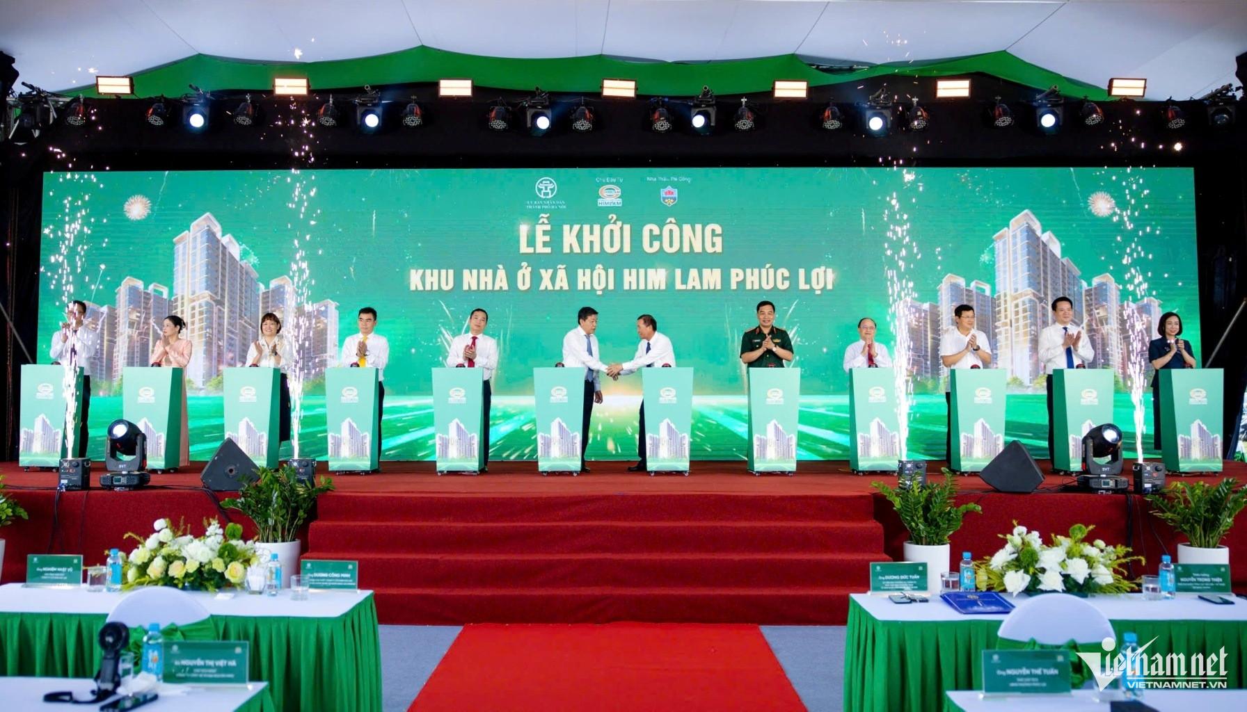 Hà Nội khởi công dự án nhà ở xã hội gần 4.700 căn cho người thu nhập thấp